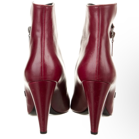 YSL - Saint Laurent Red Boots - Picture 3 of 14